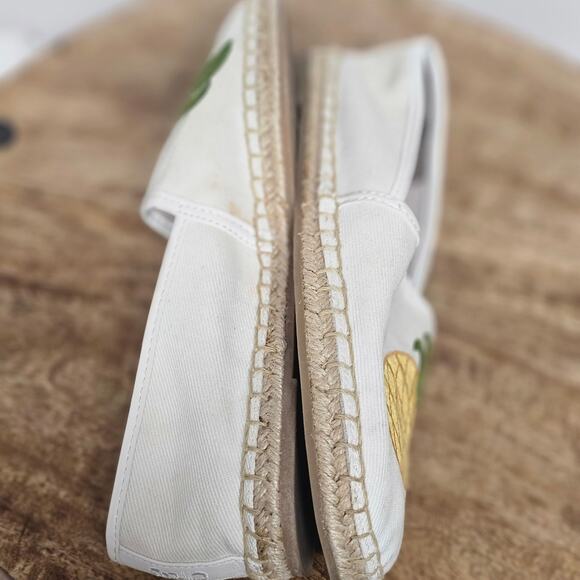 Sam Edelman Circus Pineapple Palm Tree Espadrilles Slip On Casual Shoes Size 8 - Picture 3 of 6